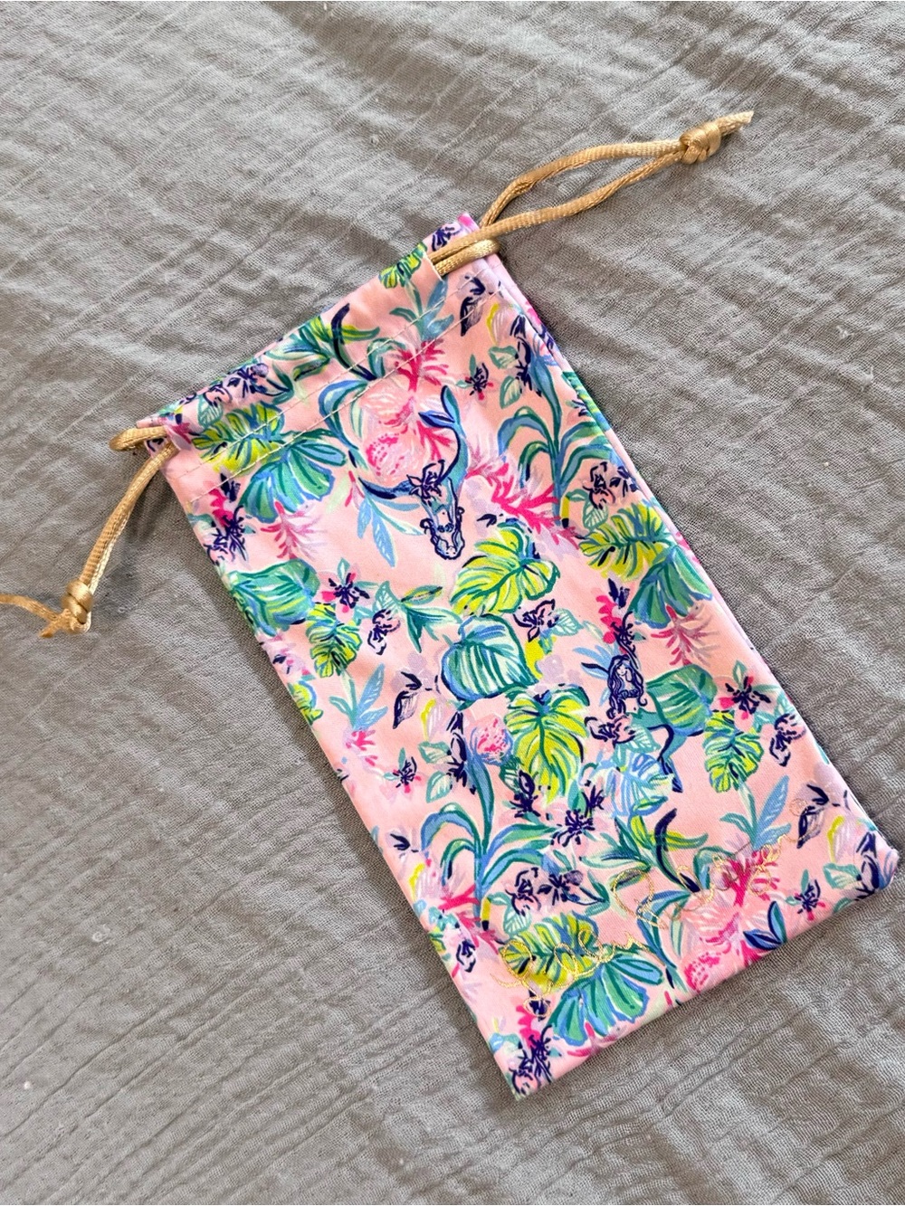 Pink Tropical Lilly Pulitzer Sunglasses Case